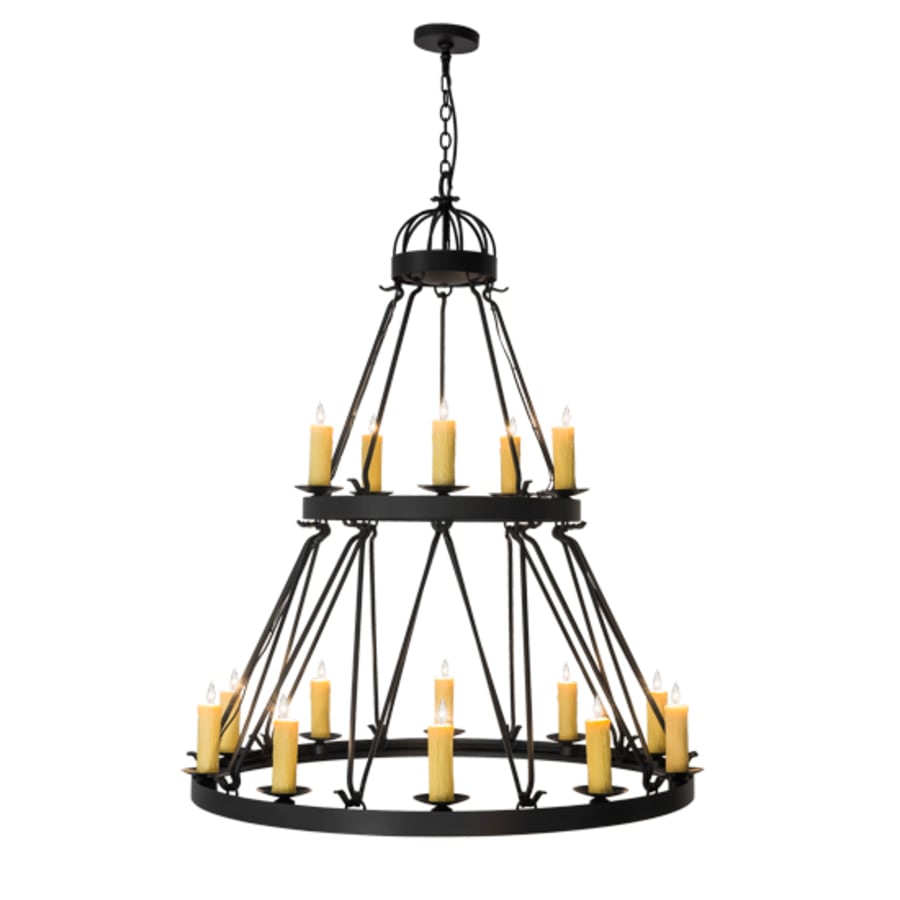 Meyda Tiffany Lakeshore 15 Light 48" Wide Taper Candle Style Chandelier