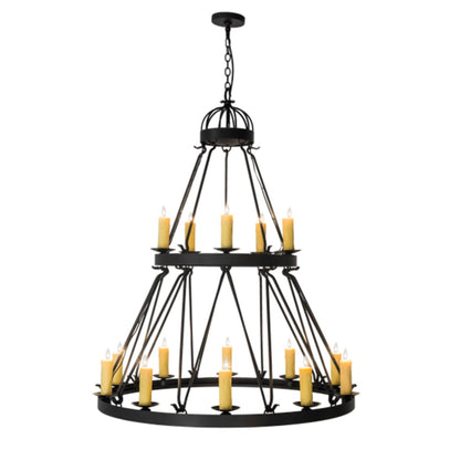 Meyda Tiffany Lakeshore 15 Light 48" Wide Taper Candle Style Chandelier