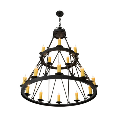 Meyda Tiffany Lakeshore 15 Light 48" Wide Taper Candle Style Chandelier
