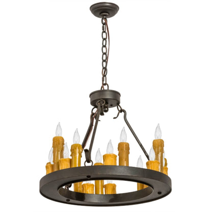Meyda Tiffany Deina 18 Light 21" Wide Taper Candle Style Chandelier