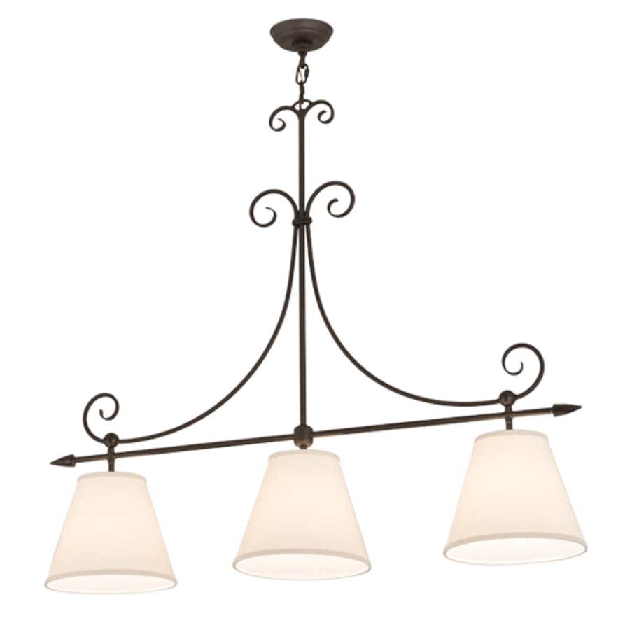 Meyda Tiffany Marselle 3 Light 42" Wide Linear Pendant