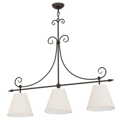 Meyda Tiffany Marselle 3 Light 42" Wide Linear Pendant