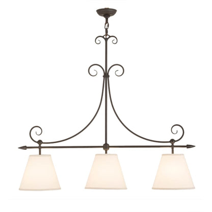 Meyda Tiffany Marselle 3 Light 42" Wide Linear Pendant