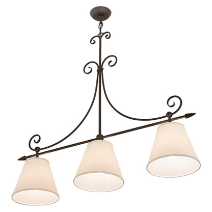 Meyda Tiffany Marselle 3 Light 42" Wide Linear Pendant