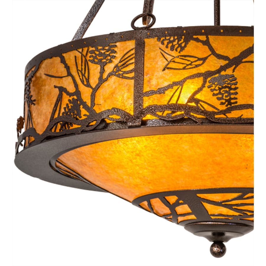Meyda Tiffany Whispering Pines 4 Light 24" Wide Pendant