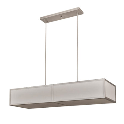 Meyda Tiffany Quadrato 6 Light 72" Wide Linear Pendant