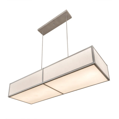 Meyda Tiffany Quadrato 6 Light 72" Wide Linear Pendant