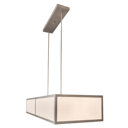 Meyda Tiffany Quadrato 6 Light 72" Wide Linear Pendant