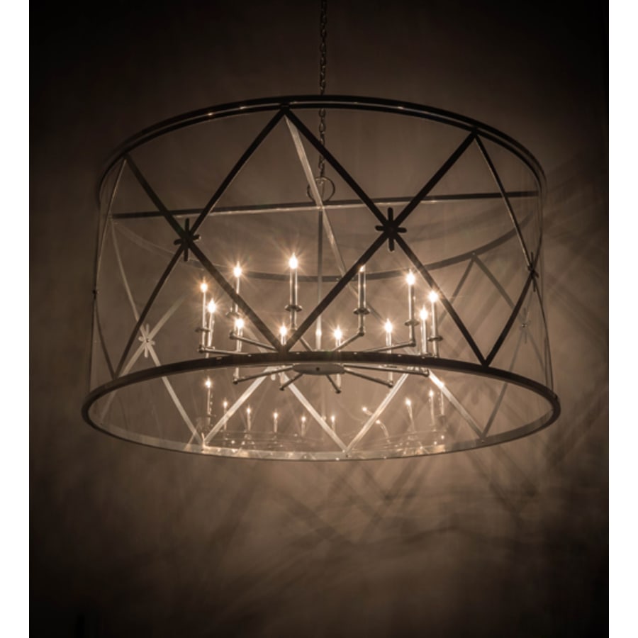 Meyda Tiffany Penelope 12 Light 72" Wide Taper Candle Pendant