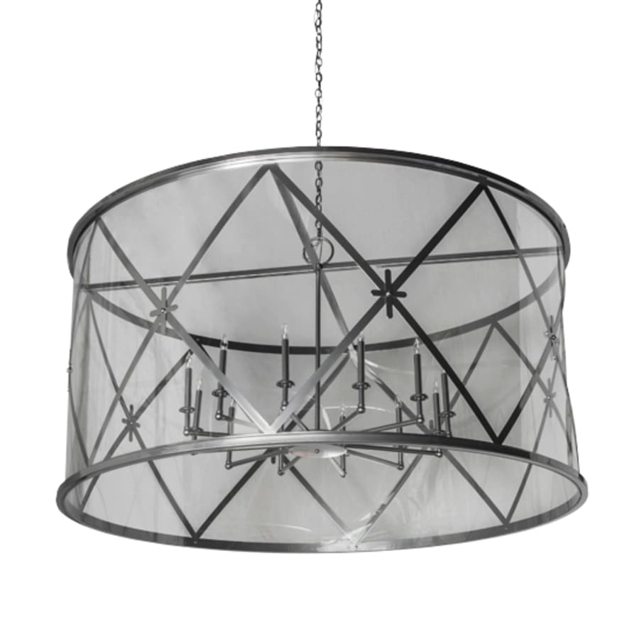 Meyda Tiffany Penelope 12 Light 72" Wide Taper Candle Pendant