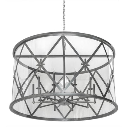 Meyda Tiffany Penelope 10 Light 54" Wide Taper Candle Pendant