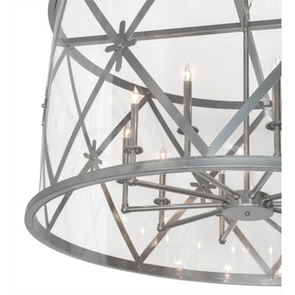 Meyda Tiffany Penelope 10 Light 54" Wide Taper Candle Pendant
