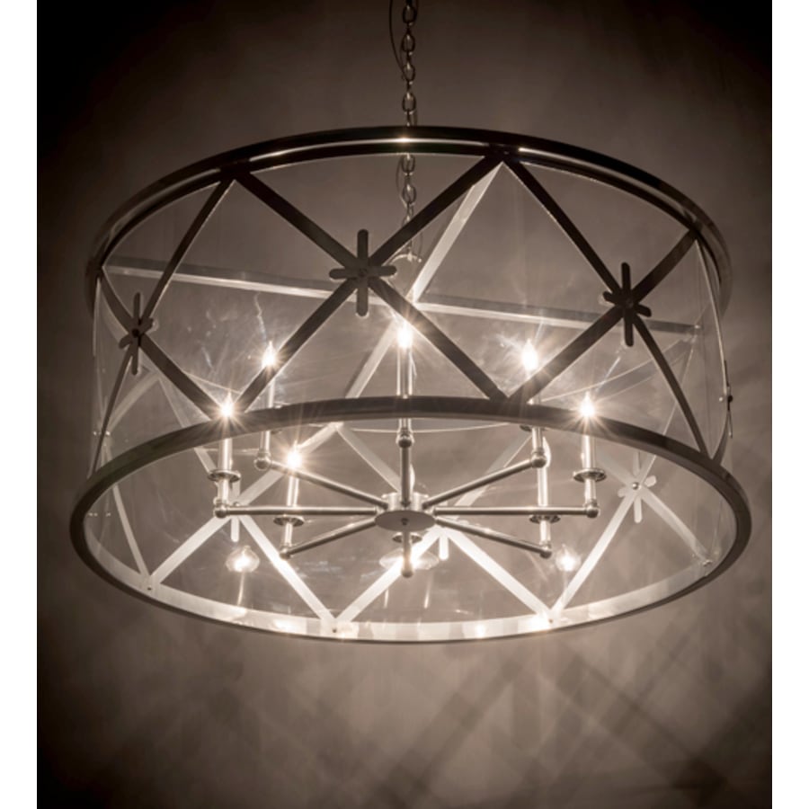 Meyda Tiffany Penelope 8 Light 48" Wide Taper Candle Pendant
