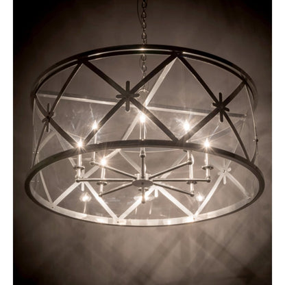 Meyda Tiffany Penelope 8 Light 48" Wide Taper Candle Pendant