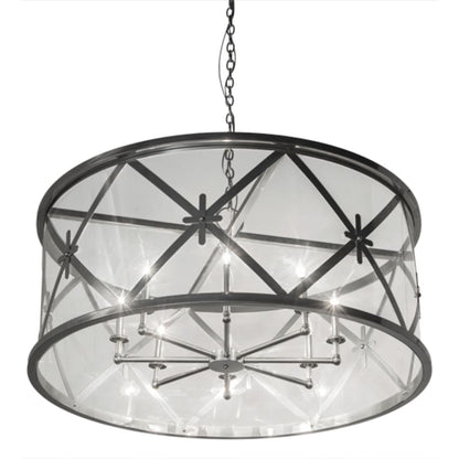 Meyda Tiffany Penelope 8 Light 48" Wide Taper Candle Pendant