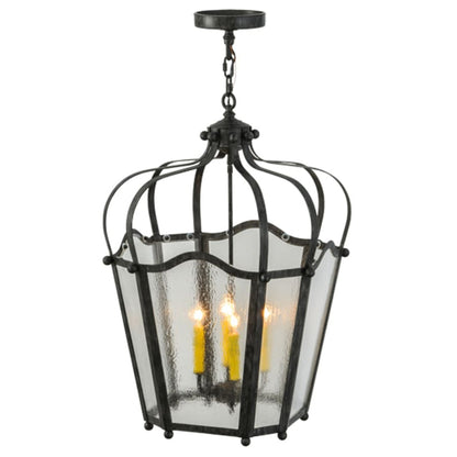 Meyda Tiffany Citadel 4 Light 22" Wide Taper Candle Pendant
