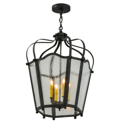 Meyda Tiffany Citadel 4 Light 22" Wide Taper Candle Pendant