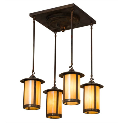 Meyda Tiffany Fulton 4 Light 28" Wide Multi Light Pendant