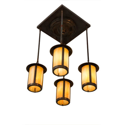 Meyda Tiffany Fulton 4 Light 28" Wide Multi Light Pendant