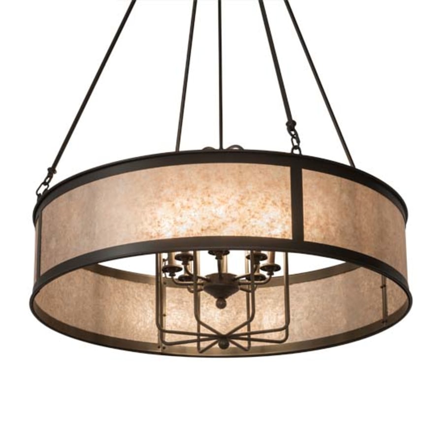 Meyda Tiffany Craftsman Jaula 8 Light 42" Wide Ring Chandelier