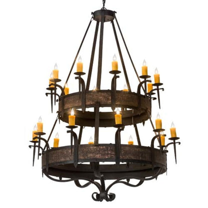 Meyda Tiffany Costello 20 Light 56" Wide Taper Candle Style Chandelier