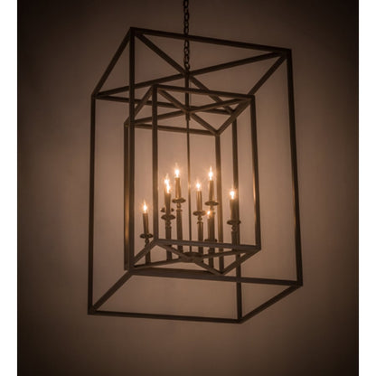 Meyda Tiffany Kitzi 8 Light 40" Wide Taper Candle Pendant