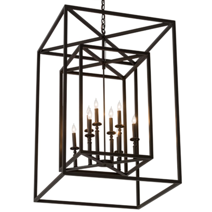 Meyda Tiffany Kitzi 8 Light 40" Wide Taper Candle Pendant