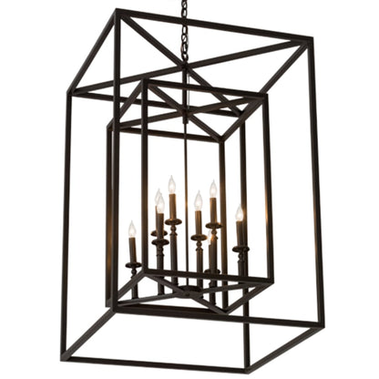 Meyda Tiffany Kitzi 8 Light 40" Wide Taper Candle Pendant