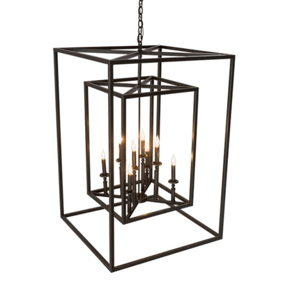 Meyda Tiffany Kitzi 8 Light 40" Wide Taper Candle Pendant
