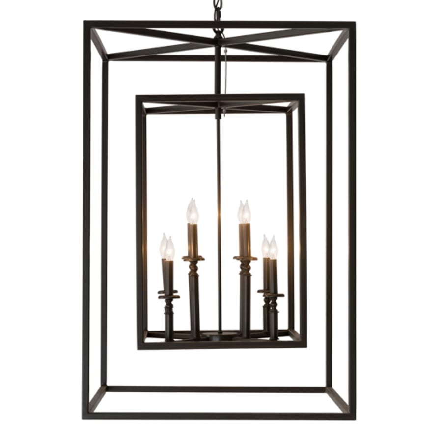 Meyda Tiffany Kitzi 8 Light 40" Wide Taper Candle Pendant