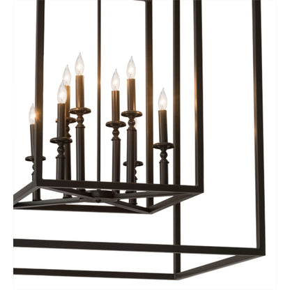 Meyda Tiffany Kitzi 8 Light 40" Wide Taper Candle Pendant