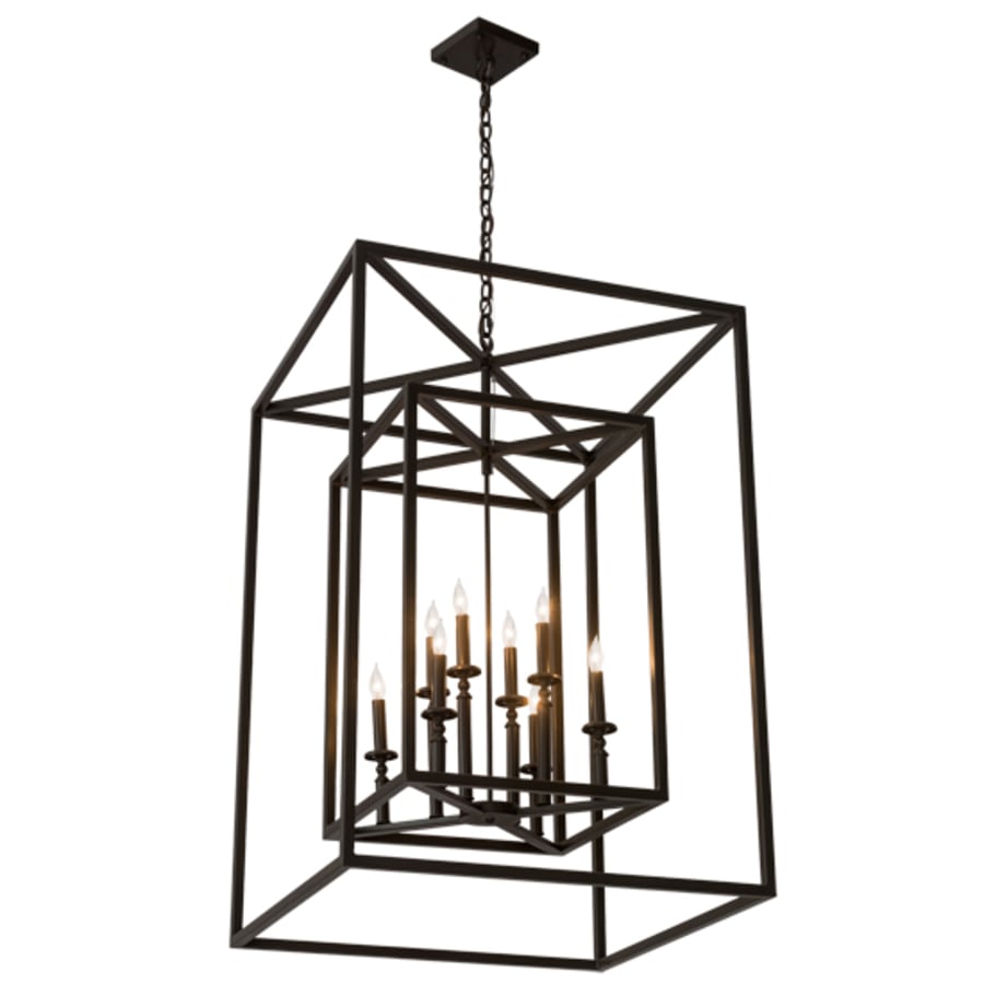 Meyda Tiffany Kitzi 8 Light 40" Wide Taper Candle Pendant