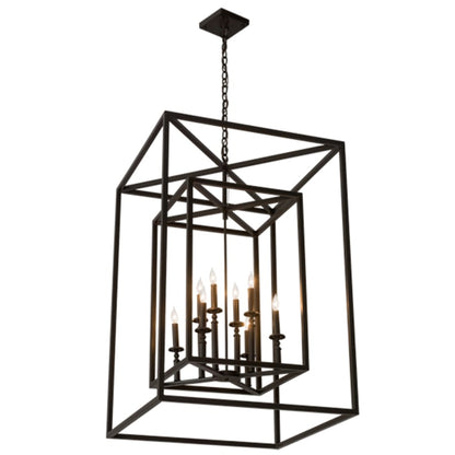 Meyda Tiffany Kitzi 8 Light 40" Wide Taper Candle Pendant