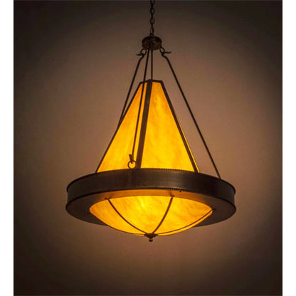 Meyda Tiffany Obsidian 6 Light 36" Wide Pendant