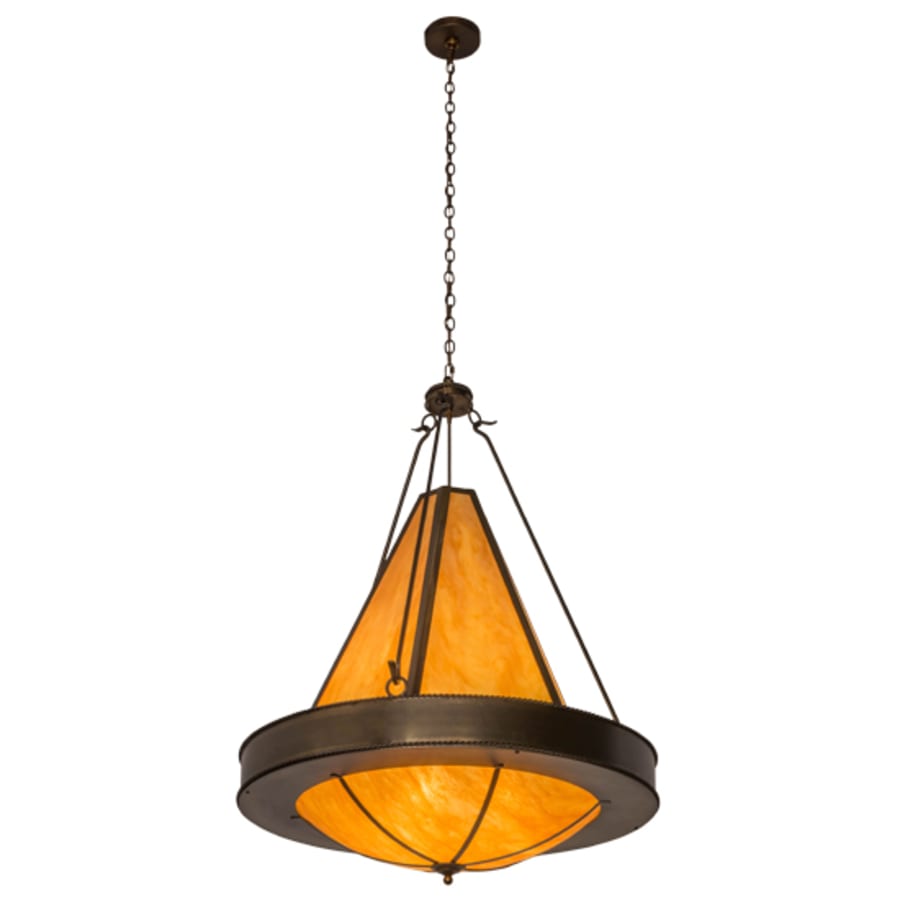 Meyda Tiffany Obsidian 6 Light 36" Wide Pendant