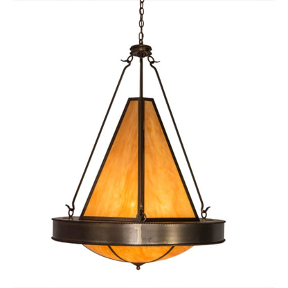 Meyda Tiffany Obsidian 6 Light 36" Wide Pendant