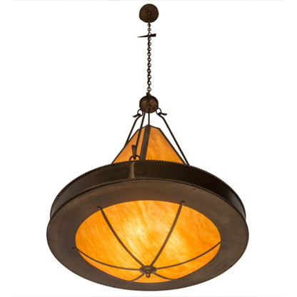 Meyda Tiffany Obsidian 6 Light 36" Wide Pendant