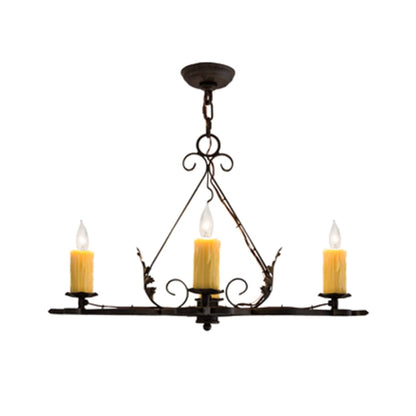 Meyda Tiffany Elianna 4 Light 22" Wide Taper Candle Style Chandelier