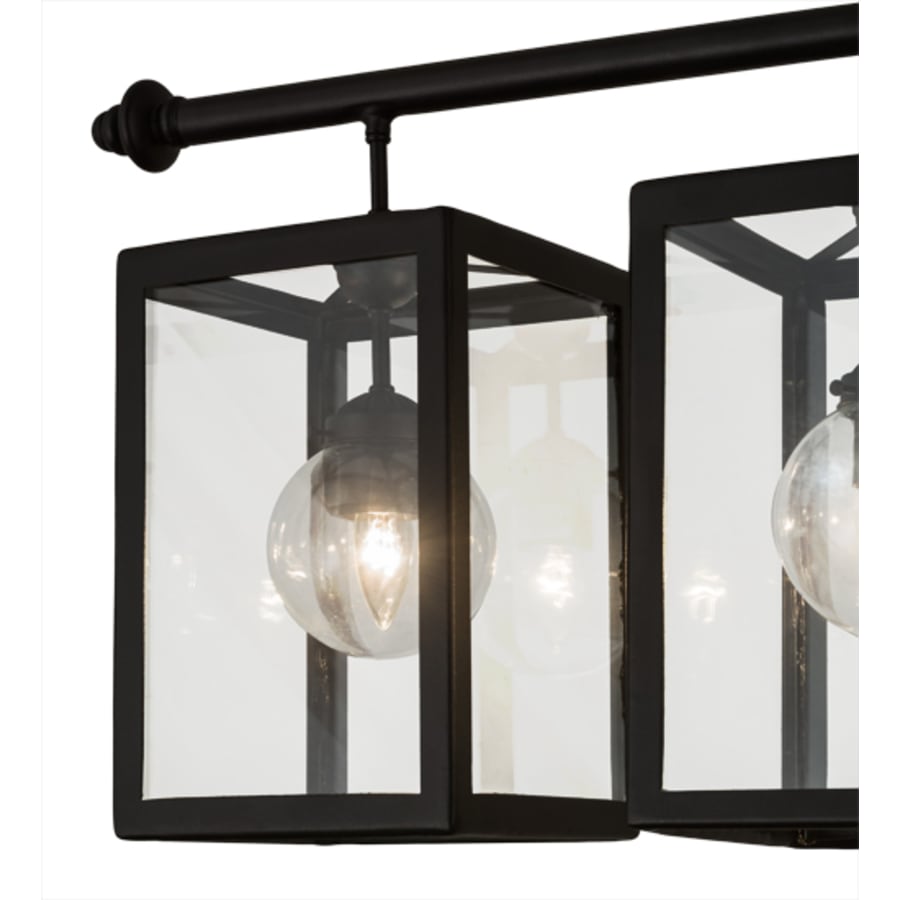 Meyda Tiffany Quadrato Bloc 3 Light 39" Wide Linear Pendant