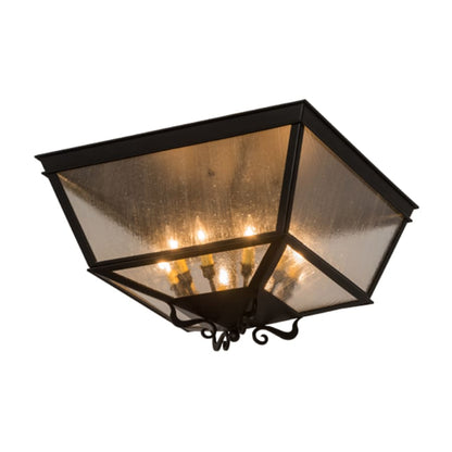 Meyda Tiffany Madeline 10 Light 35" Wide Flush Mount Ceiling Fixture