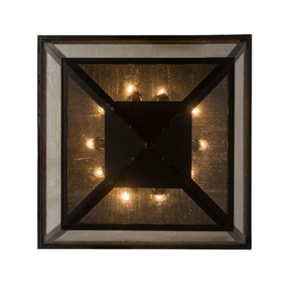 Meyda Tiffany Madeline 10 Light 35" Wide Flush Mount Ceiling Fixture