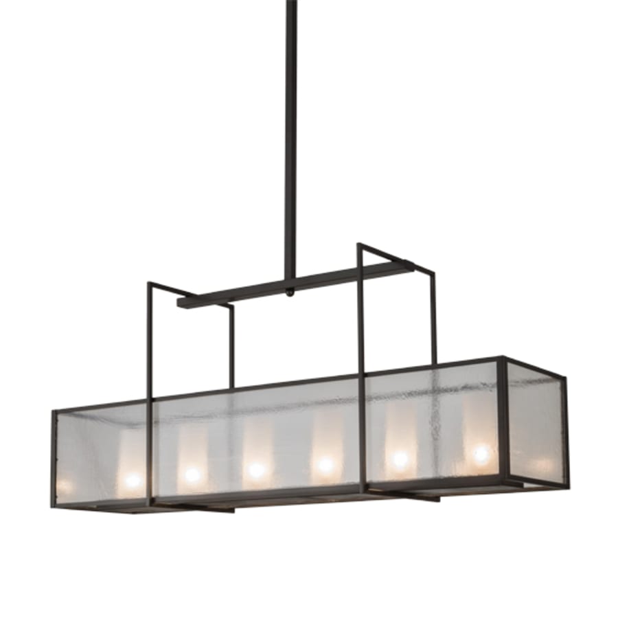 Meyda Tiffany Nelson 6 Light 57" Wide Pillar Candle Linear Pendant