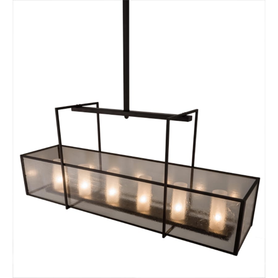 Meyda Tiffany Nelson 6 Light 57" Wide Pillar Candle Linear Pendant