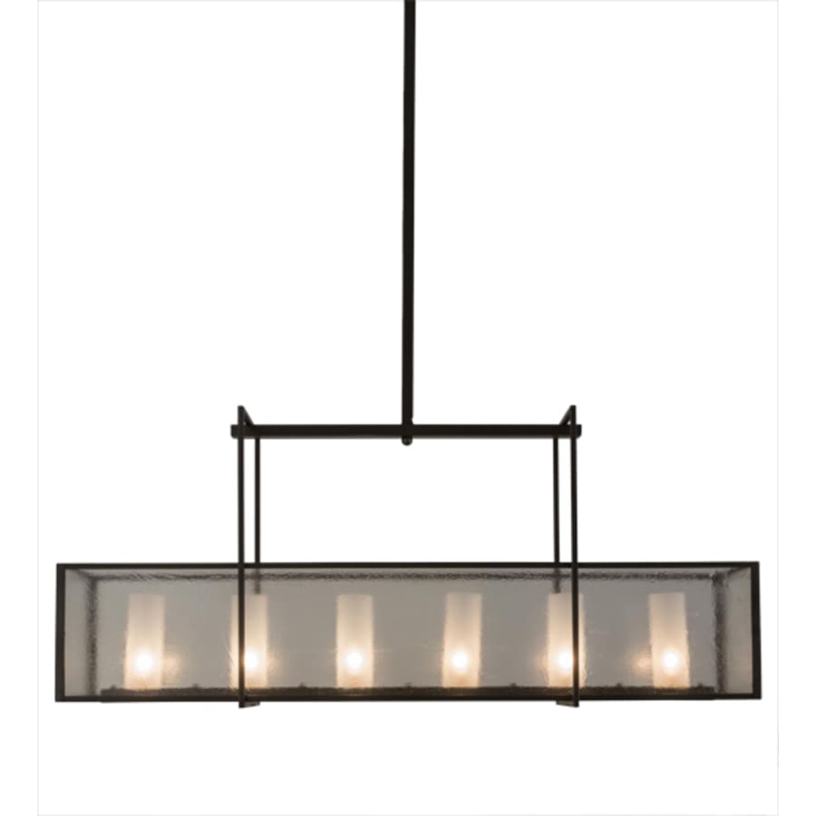 Meyda Tiffany Nelson 6 Light 57" Wide Pillar Candle Linear Pendant