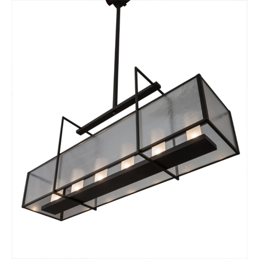 Meyda Tiffany Nelson 6 Light 57" Wide Pillar Candle Linear Pendant