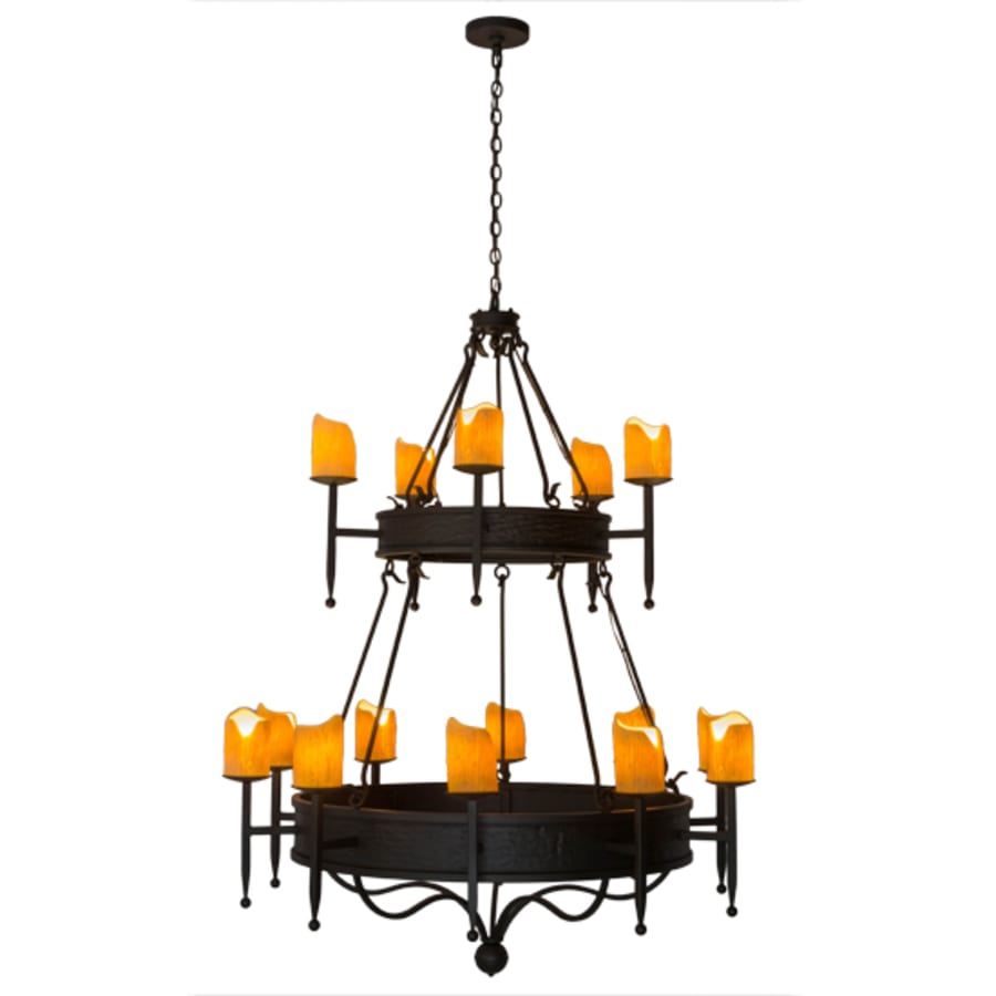 Meyda Tiffany Marta 15 Light 51" Wide Ring Chandelier