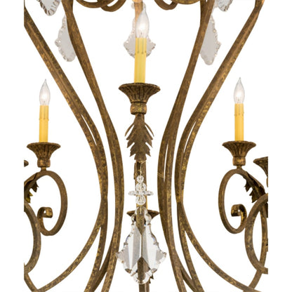 Meyda Tiffany Josephine 10 Light 48" Wide Taper Candle Style Chandelier