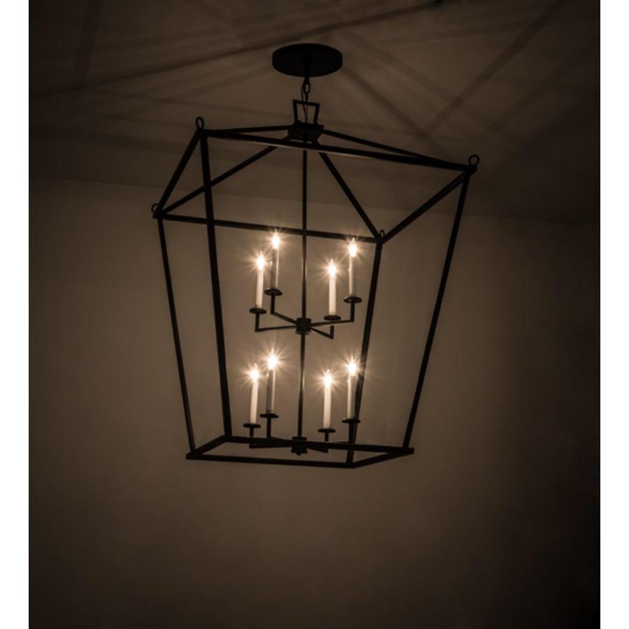 Meyda Tiffany Kitzi 8 Light 51" Wide Taper Candle Pendant
