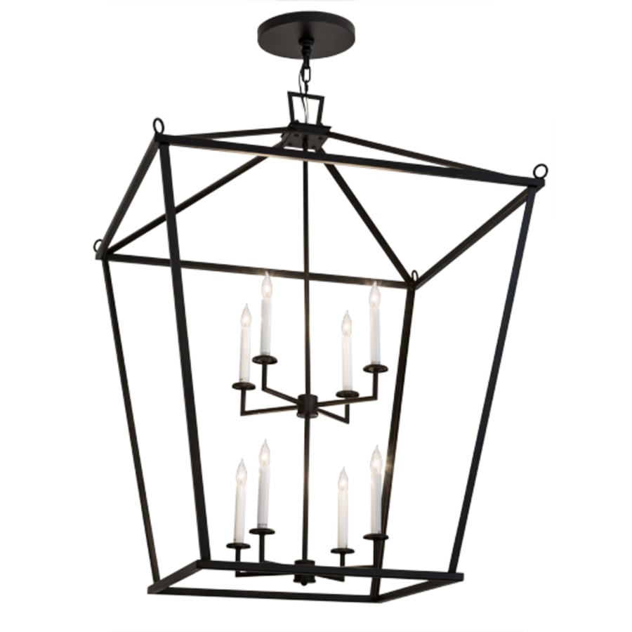 Meyda Tiffany Kitzi 8 Light 51" Wide Taper Candle Pendant