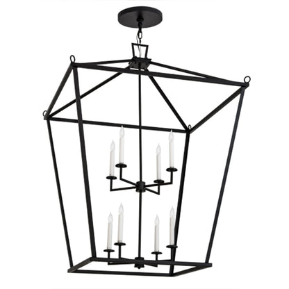 Meyda Tiffany Kitzi 8 Light 51" Wide Taper Candle Pendant